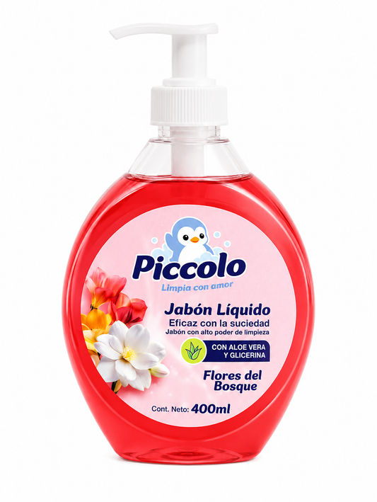 Jabón Líquido: Flores del Bosque